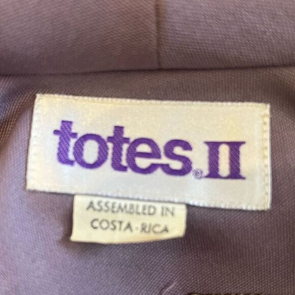 Totes 2 Vintage 70’s , 80’s Raincoat Lilac Purple Lined No Flaws Sz 6 - Picture 4 of 6